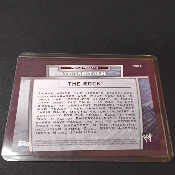 Topps WWE Trading Card - Black and Pink - Picture 2 of 2